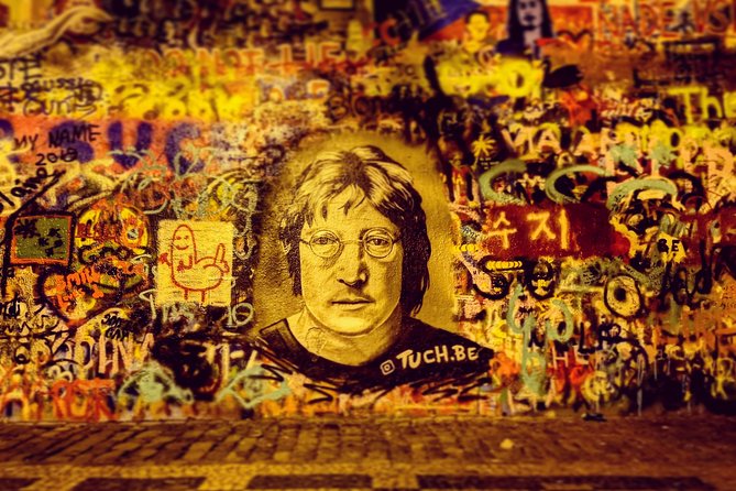3-hour Prague by Night Walking Tour - The John Lennon Wall: peace messages turned street art