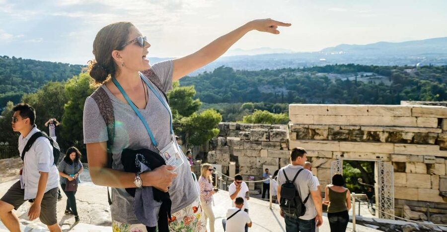 Acropolis: Acropolis and Parthenon Guided Walking Tour - Odeon of Herodes Atticus: music, crowds, and power