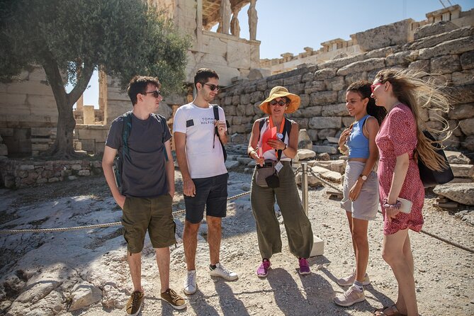 Acropolis Walking Tour, Including Syntagma Square & City Center - Inside the Acropolis: security, Propylaea, Nike Temple, and the Parthenon moment