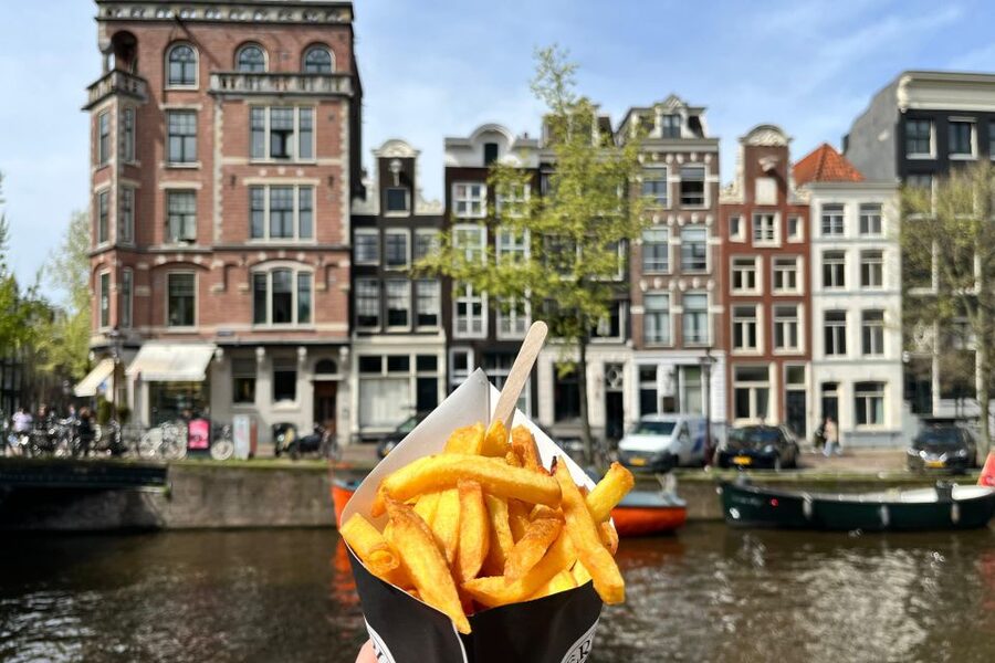 Amsterdam: Food and Culture Walking Tour with Tastings - The savory menu: herring, kibbeling, bitterballen, and Dutch fries
