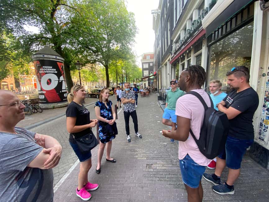 Amsterdam: Ganja Walking Tour - Ending on the gay street, plus optional red-light preview