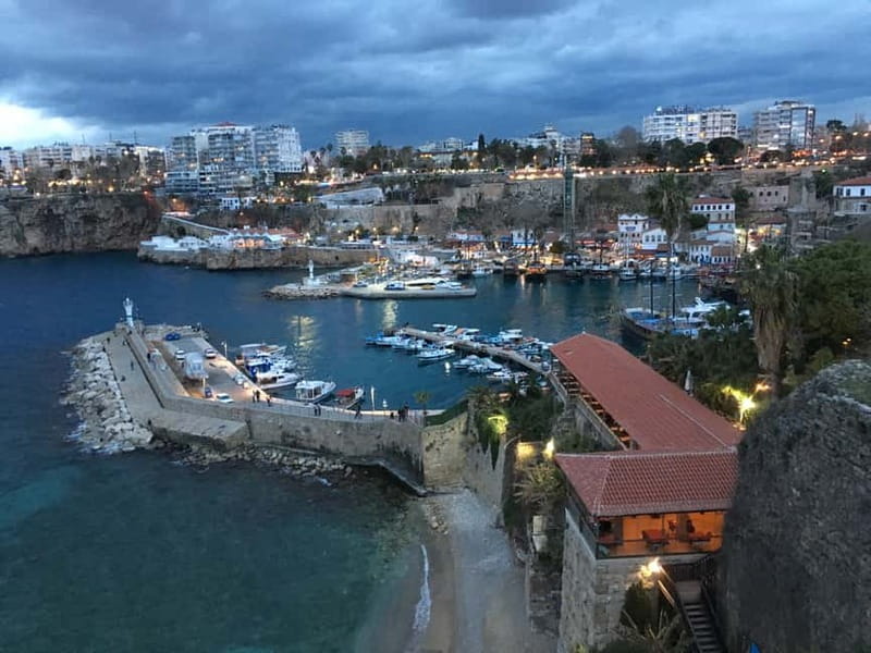 Antalya: Old Town Walking Tour with Dessert Tasting - Hidirlik Tower, terraces, and the view stops that anchor the route