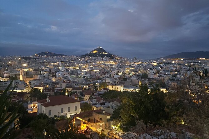 Athens at Night Small-Group Walking Tour with Dinner - Stoa of Attalos: the illuminated Ancient Agora museum stop