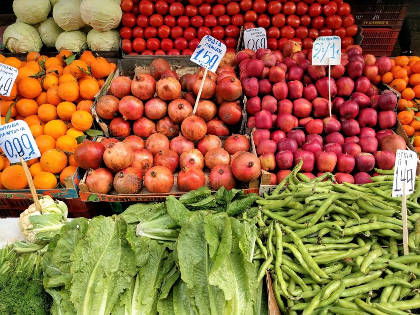 Athens: Authentic Greek Food Walking Tour - Athinas street and the spice-herb sweep