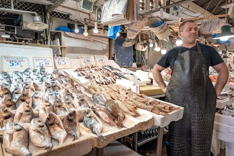 Athens: Guided Greek Food Walking Tour with Tastings - Evripidou Street flavor science: olive oil, wine, honey, and vinegar