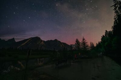 Banff: Guided Sunset and Stargazing Tour - The 5km night hike: what it feels like in the dark