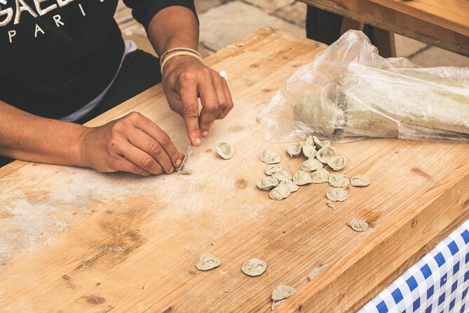 Bari Walking Tour with Pasta Experience - The pasta experience: orecchiette technique, wine, and a real table