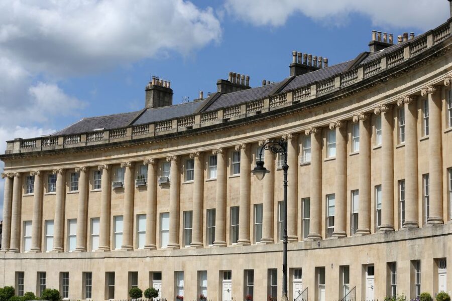 Bath: Bridgerton Filming Locations Walking Tour with Music - Abbey Green and the Holburne area: where the route broadens