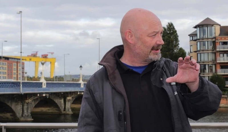 Belfast: A History of Terror Walking Tour - The guides at DC Tours: local perspective plus careful balance