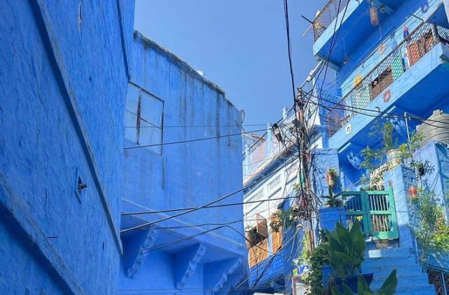 Blue City Heritage Walking Tour With Pick Up & Drop Off - Entering Jodhpur’s Blue City From Pal Haveli Near the Clock Tower