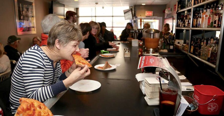 Boston: North End Pizza Walking Tour with 3 Slices & Cannoli - Pizza stop 2: Sicilian-style slice and the Top 25 factor