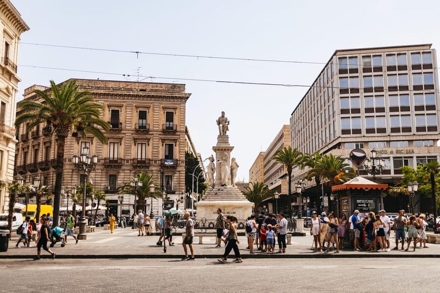 Catania: Guided Street Food Walking Tour - Via Etnea and Piazza Stesicoro: walking like a local, eating like one too