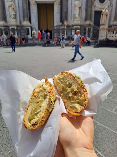 Catania: Street Food Guided Walking Tour - Roman Amphitheater Stop: More Eating, More Walking Logic