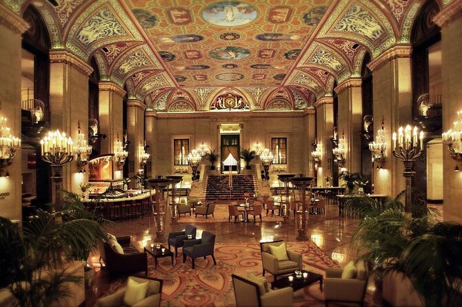Chicago's Secret Interiors Architectural Walking Tour - Marquette Building: Chicago window ideas and mosaic storytelling