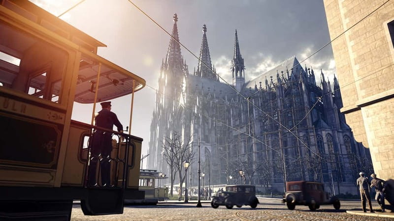 Cologne Cathedral Walking Tour around the cathedral with VR - Finding TIMERIDE near the cathedral finial model (don’t miss this)