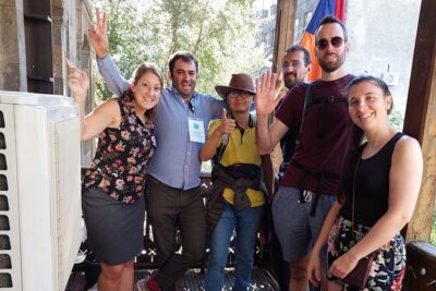 Cultural Walking Tour in Yerevan with Armenian food Tastings - Stepan Shahumyan and the monument details you can actually notice