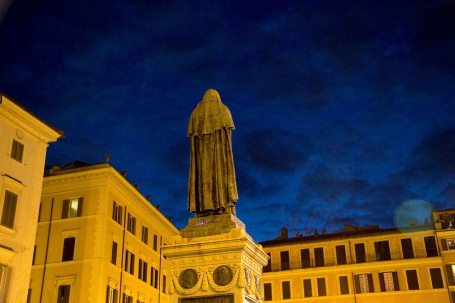 Dark Heart of Rome - Facts, Legend & Mystery Walking Tour - Campo de’ Fiori after dark: the square becomes a stage for myth