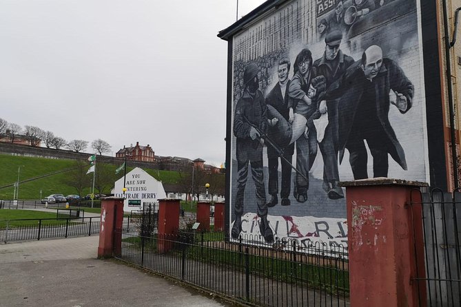 Derry City: The Bloody Sunday Story - Walking Tour - Bloody Sunday Memorial: short stop, heavy meaning
