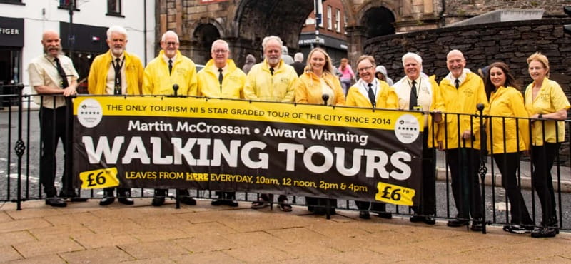 Derry: McCrossan’s Public Walking Tour of the Historic City - Logistics That Matter: Meeting Point, Hearing, and Walking Comfort