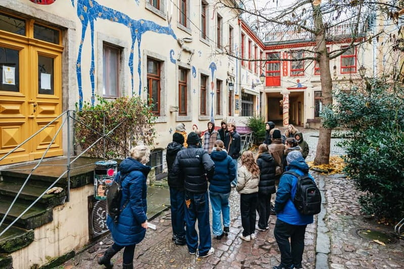 Dresden: Neustadt District Street Art Guided Walking Tour - Meeting at Pfunds Molkerei or Albertplatz: Where the Walk Begins