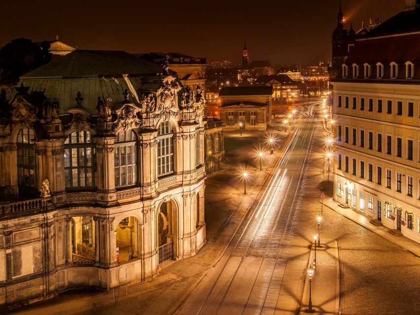 Dresden: Walking Tour with a Night Watchman including a Meal - The Saxony menu: four choices, each with a regional backbone