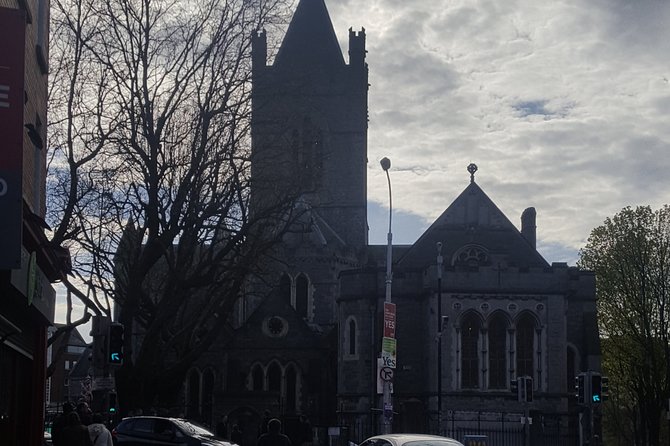 Dublin City Center Walking Tour - The 40 Steps: Jonathan Swift, a medieval wall snippet, and a film scene