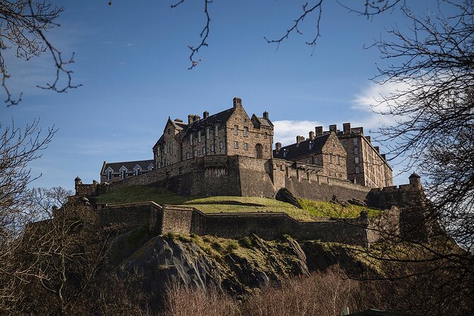 Edinburgh Castle & Royal Mile Walking Tour - Ticket Included - Climbing to the Castle Esplanade: views, the Hub, and Tattoo-area energy