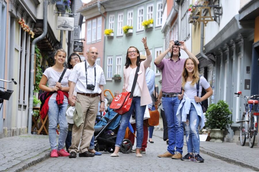 Erfurt: Old Town Guided Walking Tour - Finding the Start: Denkmal Eulenspiegel Meets Old Town
