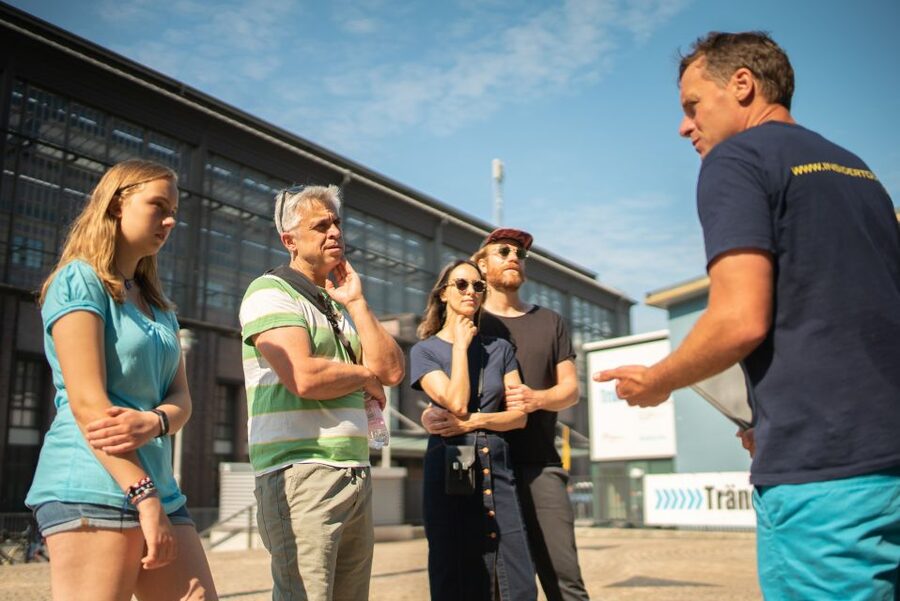 Explore Berlin: Walking Tour of All The Iconic Sites - Where the Tour Starts: Friedrichstraße, The Palace of Tears, and a Strong Setup