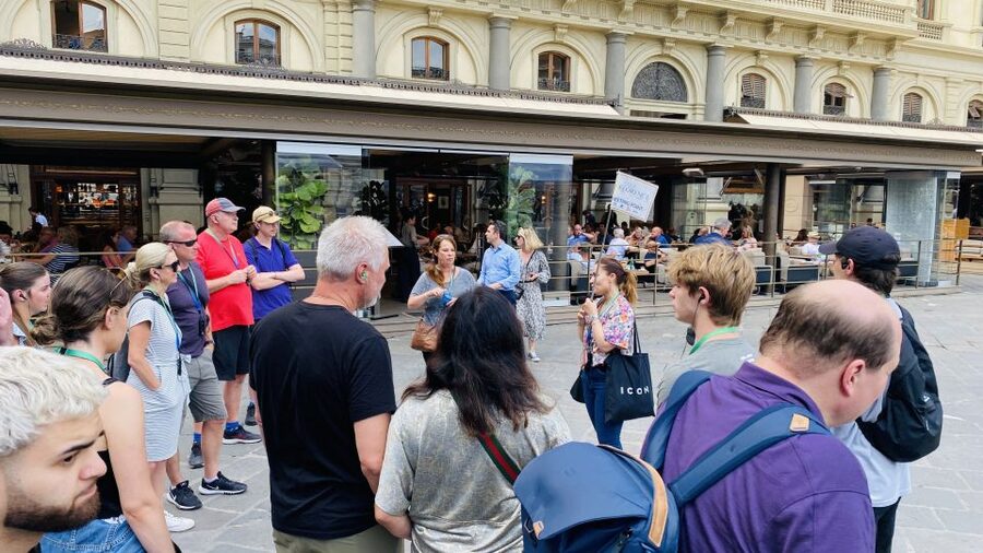 Florence: Guided Walking Tour - Florence Duomo Complex and Piazza della Repubblica: big sightlines, big meaning