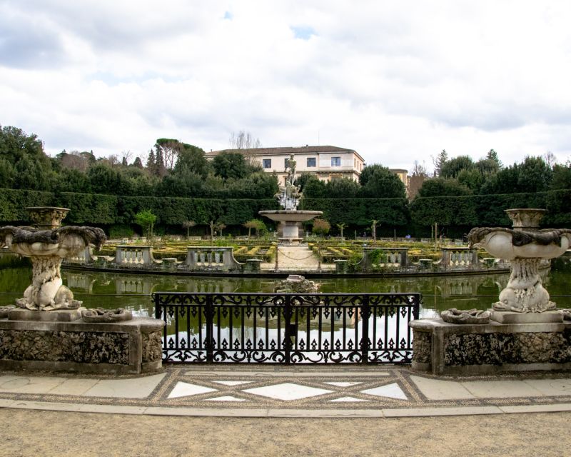 Florence: Pitti Palace and Boboli Gardens Walking Tour - Boboli Gardens on your own: mazes, limestone caves, and Buontalenti touches