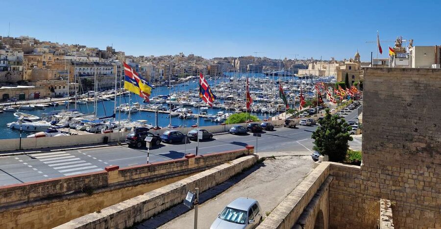 From Cospicua: Senglea, Bormla, and Birgu Walking Tour - Cospicua, Senglea, and Bormla: waterfronts with old defenses behind them