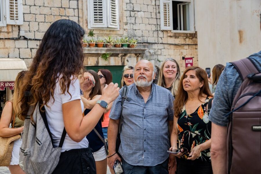 From Split: Krka Waterfalls Cruise & Trogir Walking Tour - UNESCO Trogir walking tour: medieval streets, bell towers, and wall-to-wall stories
