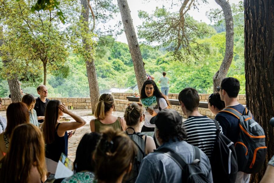 From Split: Krka Waterfalls Cruise & Trogir Walking Tour - Skradin beach time: one hour to swim and wander without a guide leash