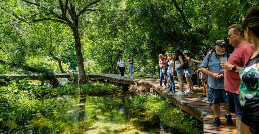 From Split: Krka Waterfalls Cruise & Trogir Walking Tour - Krka National Park timing: trails and Ethno village before the waterfalls