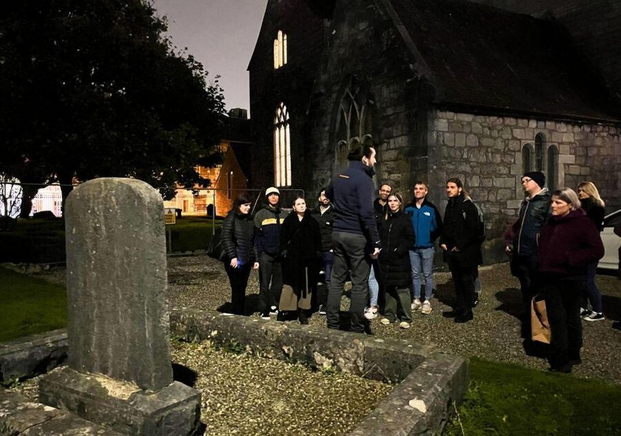 Galway: Dark History Guided City Walking Tour - The route begins with Halloween origins and Irish legends