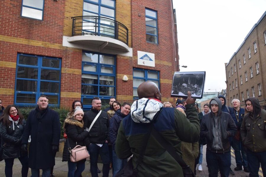 Gangster London Walking Tour with Actor Vas Blackwood - Meeting inside The Blind Beggar: a proper starting point in Whitechapel