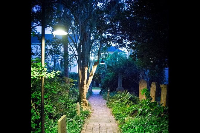 Ghosts of Charleston Night-Time Walking Tour with Unitarian Church Graveyard - The city walk through old streets, squares, and landmarks