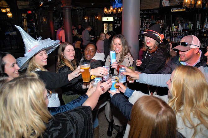 Haunted Seattle Booze and Boos Ghost Walking Tour - The Gum Wall photo break (short and worth it)