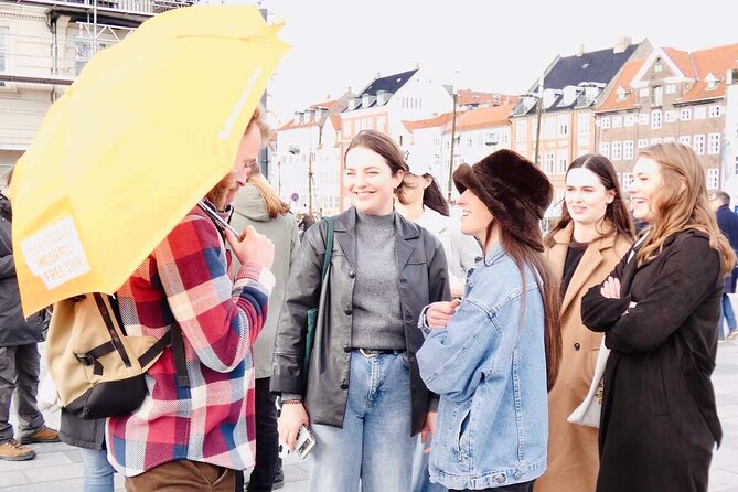 Hippies & Christianshavn Walking Tour - Meeting at Havnegade 54: arrive early and look for the orange umbrella