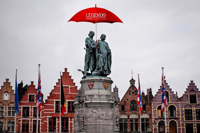 Historical Walking Tour: Legends of Bruges - Onze-Lieve-Vrouwekerk, Groeningemuseum Garden, and Huidenvettersplein