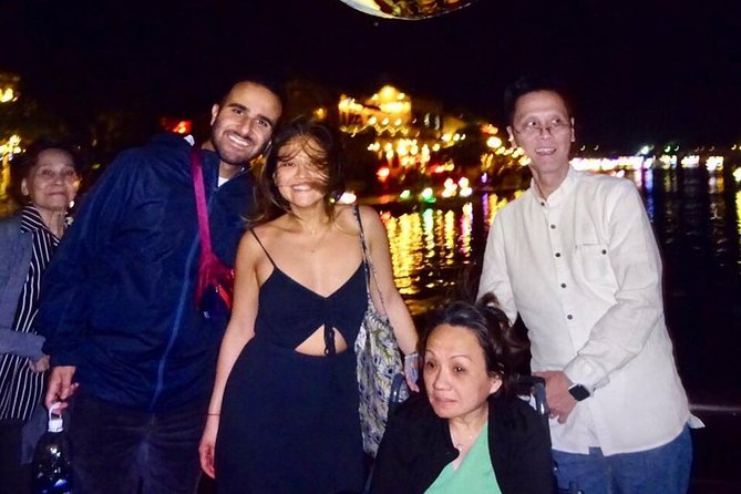 Hoi An Night Market with Hoi an walking Tour , Colourful Lanterns, Boat Ride - Hoai River sampan cruise: the lantern-light preview