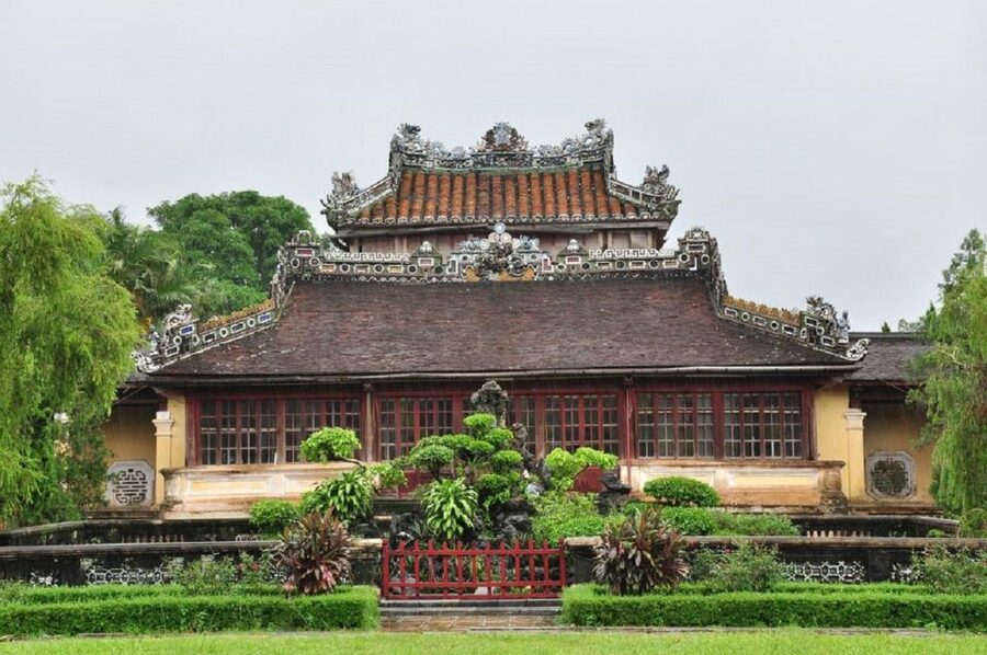 Hue Customizable Tour with Imperial Citadel & Forbidden City - The route through the Citadel: gates, flag tower, and the main ceremonial spine