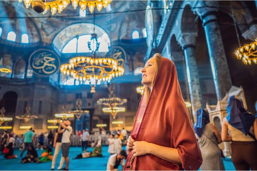 Istanbul: Blue Mosque, Hagia Sophia, & Old Town Walking Tour - Inside the Blue Mosque: Ottoman tiles, prayer timing, and dress rules