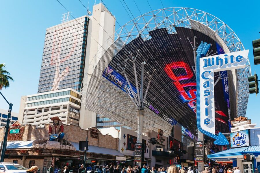 Las Vegas: Fremont Street Walking Tour - Slotzilla at 100 feet: the new thrill layered over old streets