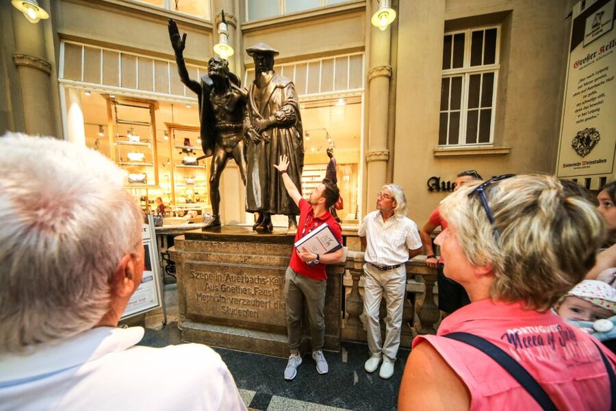 Leipzig: 2-Hour Guided Walking Tour in German - Mädler arcade and Auerbach’s Keller: history you can almost smell