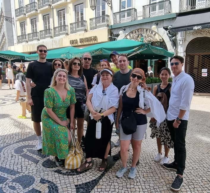 Lisbon: City Highlights Guided Walking Tour - Santa Justa Elevator area: icon photos, with enough context to matter