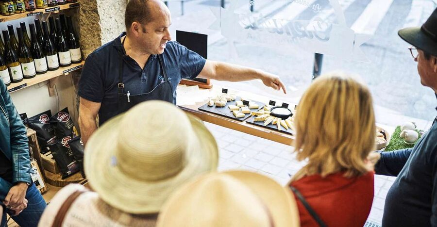 Lyon: Food Walking Tour with a Local Guide - The Cheese Stop: White Wine and How to Taste Like You Mean It