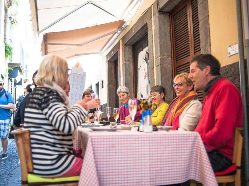 Madeira: Food and Wine Walking Tour in Funchal - Stop 1: 5-year-old Madeira Sercial and Malmsey, plus the wine story