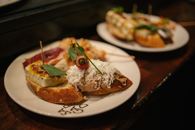 Madrid Food Walking Tour with Tapas and Vermouth - Cava de San Miguel on Calle de Toledo area: chorizo mushrooms and tinto de verano